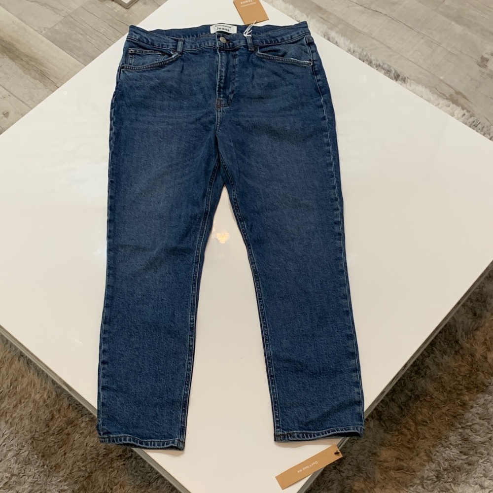 Reformation High & Skinny Crop Jeans Syracuse Wash • Size 31 • NWT - Picture 6 of 10